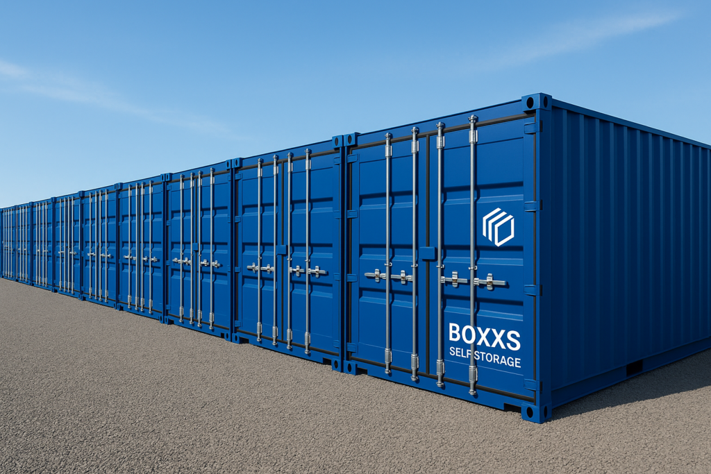 Drive-up storage units in Linlithgow West Lothian with secure access