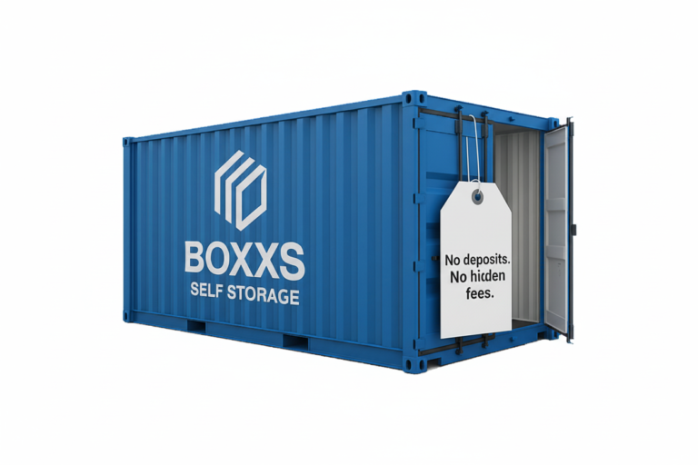 Self Storage Prices in West Lothian. How Boxxs Keeps Costs Clear
