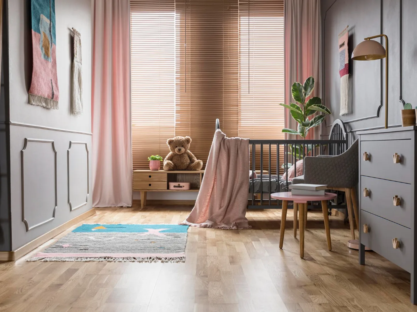 A beautifully organised baby room for making room for a baby